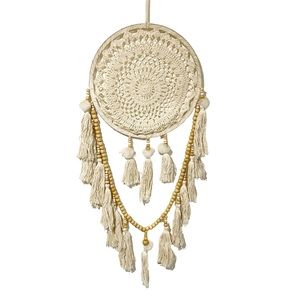 Macrame Wooden‎ Bead Boho Wall Hanging Bedroom Home Decor